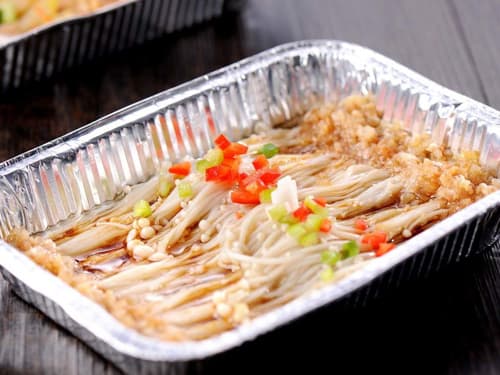 绿园锡纸烤金针菇
